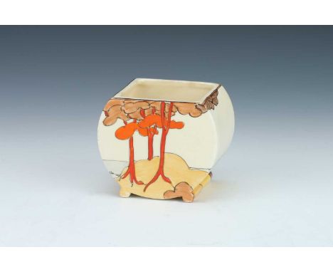 Clarice Cliff Bizarre Clarice Cliff BizarreA Clarice Cliff for Newport Pottery Bizarre series sugar bowl in the 'Coral Firs' 