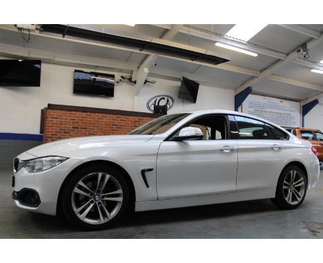 Make &amp; Model: BMW 420D Gran Coupe SportDate of Reg: FM14 SUAColour: Whitecc: 1995MoT: 07-06-2023Fuel Type: DIESELMileage: