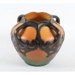 Vase, Steinzeug, Zierhenkelvase P. Ipsens Enke, Kopenhagen