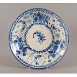 Platte, Fayence, SPANIEN, um 1750