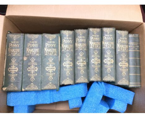 Vintage New Penny magazine book collection , volume 1 to 18