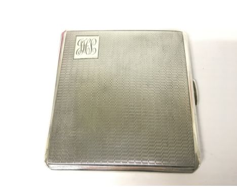 Silver hallmarked cigarette case