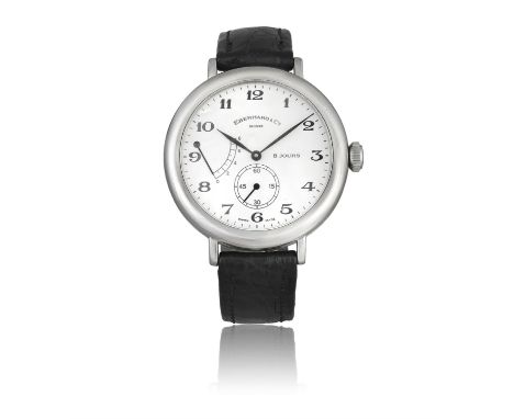 EBERHARD & COREF. 21017, 8 DAYS POWER RESERVEA fine stainless steel manual-winding wristwatch with 8 days power reserve and s