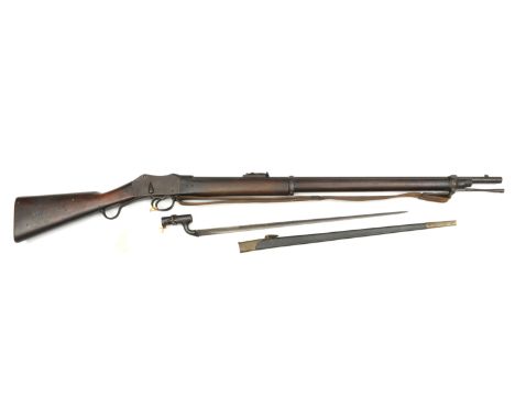 A .577/450” Mark II Martini Henry rifle,  49½” overall, barrel 33” with Birmingham proofs and government sale mark; action st