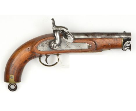 A good .56” Tower percussion Sea Service belt pistol,  11½” overall, barrel 6” with Tower proofs and ordnance inspector’s mar