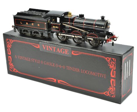 An ACE Trains (Vintage series) O gauge LNER J Class 0-6-0 tender locomotive for 3-rail running. 8141, in lined black livery. 
