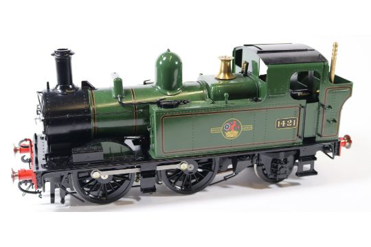 A Kingscale Gauge 3 live steam BR Class 14xx locomotive. A gas fired 2 ...