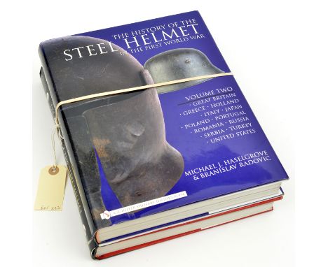 “The History of the Steel Helmet in the First World War” by Hazelgrove and Radovic, a comprehensive work in 2 vols, detailing