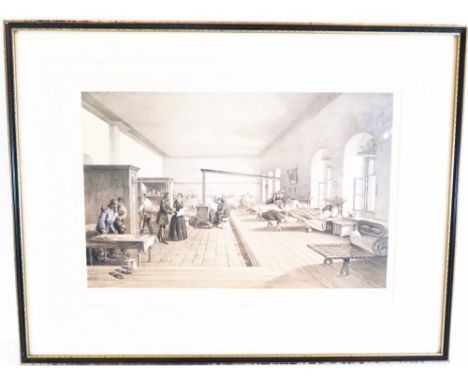 Crimean War _ Colnaghi's Series _ Lithograph: One of The Wards of The Hospital at Scutari