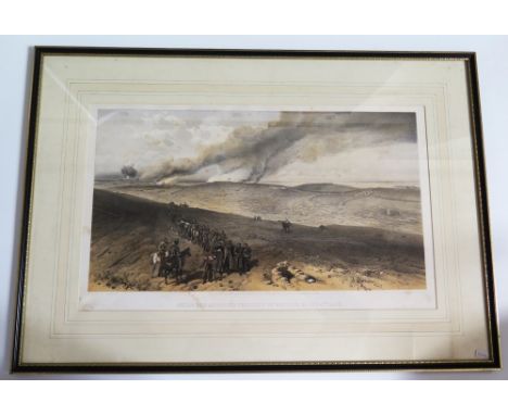 Crimean War _ Colnaghi's Series _ Lithograph: Redan and Advanced Trenches of British Right Attack