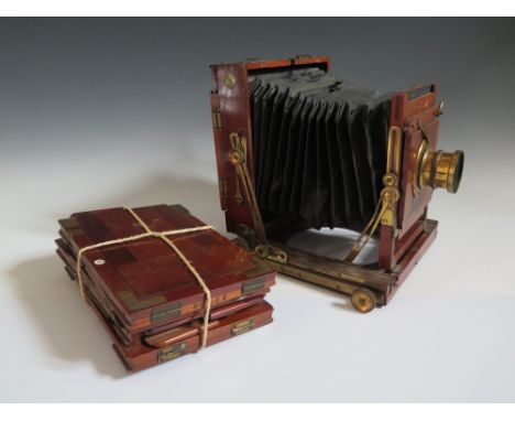 An Ensign Bellows Plate Camera