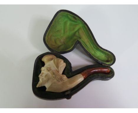 A Small Meerschaum Pipe in original box
