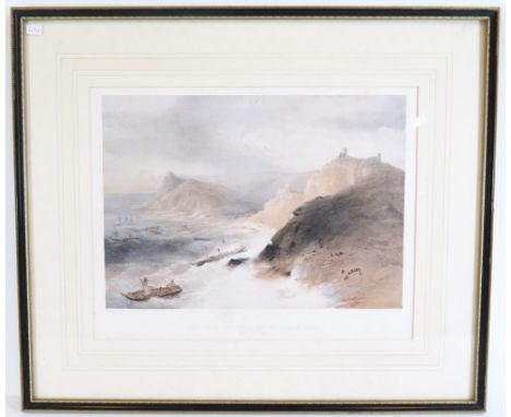 Crimean War _ Colnaghi's Series _ Lithograph: The Gale off The Port of Balaklava