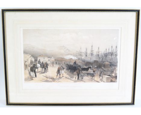 Crimean War _ Colnaghi's Series _ Lithograph: The Railway at Balaklava