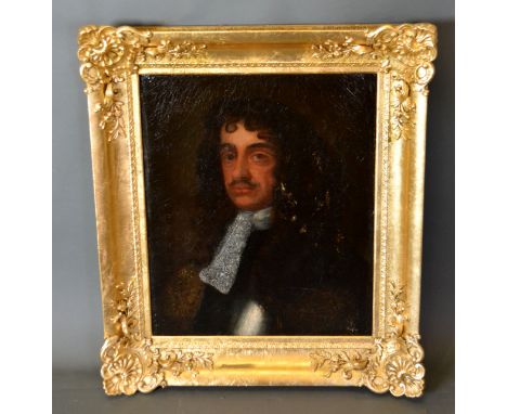 18th Century English School 'Portrait of Charles II' oil on canvas 61 x 51 cms 