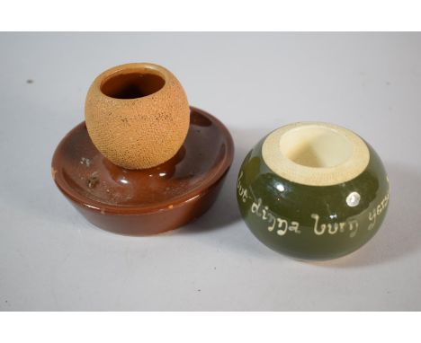 Two Ceramic Match Strikers 