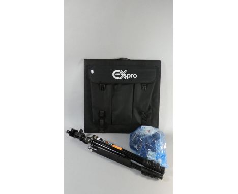 A Photographic Light Box. Camera Tripod and Accessories 