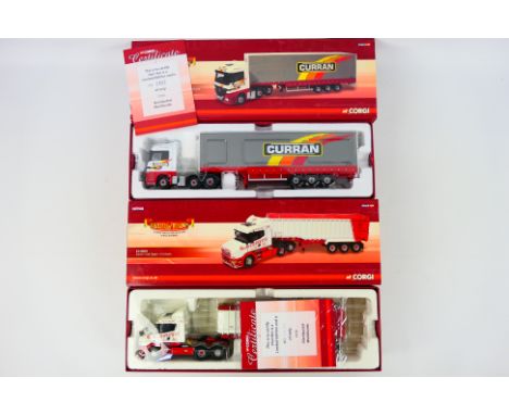 Corgi - Two boxed Corgi Limited Edition 'Hauliers of Renown' 1:50 scale diecast model trucks. Lot consists of Corgi CC12819 S
