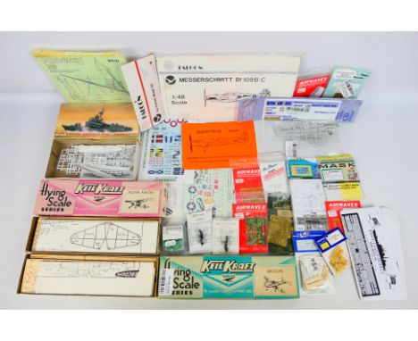 Keil Kraft - Aeromaster - Airwaves - Others - A small group of plastic, balsa and vac formed model kits with some after marke