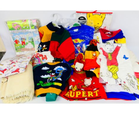 Sock Shop - Ladybird - BHS - Others - A collection of Rupert the Bear themed children's clothing and household items in vario