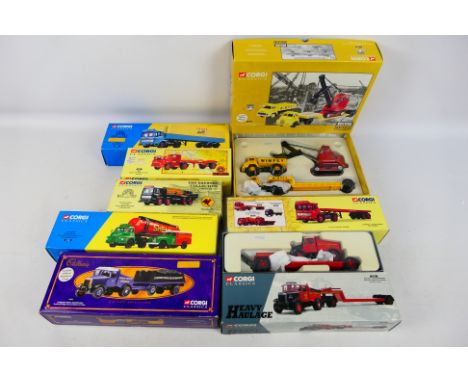 Corgi Classics - Diecast - Eight boxed diecast vehicles to include 31008 Wimpey set, 16002 Cadbury Bros. Bournville and 31005