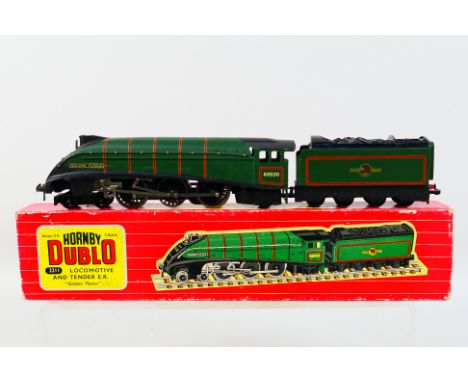 Hornby Dublo - Model Railways - A OO/HO 2211 Dublo Class A4 4-6-2 'Golden Fleece' 60030 in BR Green in very good-excellent co