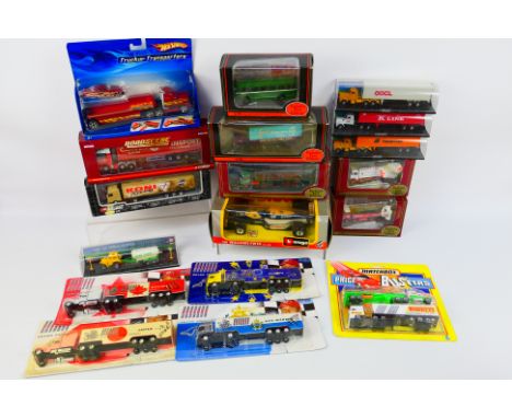EFE - Bburago - Matchbox - Corgi - Others - A mixed collection of boxed and carded diecast model vehicles in a variety of sca