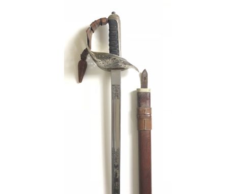 WW1 1917 City of London National Guard Presentation Sword.  A very good example of a British Army Infantry pattern Officer's 