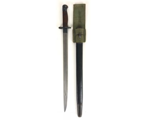 WW1 Period 1907 Bayonet and 1908 Pattern Web Frog. A good clean example by Wilkinson, the blade with various issue and inspec