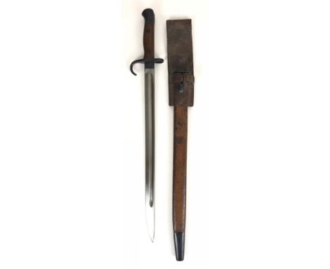 3rd East Kent Regiment WW1 1907 Hooked Quillon Bayonet. Matching Numbers  A very good clean example originally issued to the 