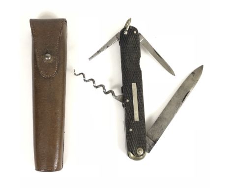 Victorian / Edwardian Knife by J H Smith of York.  The cutler's details to the large and small blades. Also complimented with