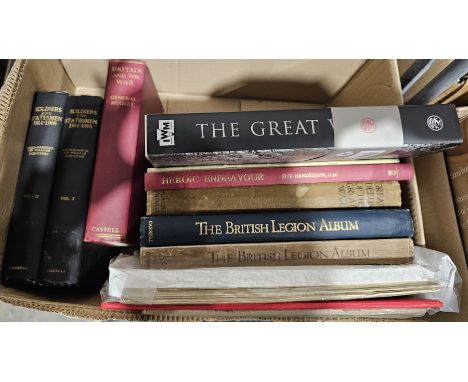 Militaria - WWI - to include Robertson, Field Marshall Sir William&nbsp; " Soldiers and Statesmen 1914-1918 "&nbsp; Cassell &
