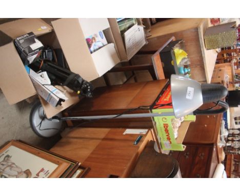 A modern adjustable standard lamp