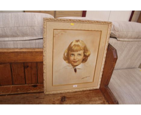 Jack Osborn, portrait of a young girl 