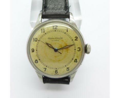 A Jaeger-LeCoultre automatic wristwatch with bumper movement, 33mm case