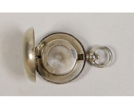An Edwardian plain silver sovereign case, A.L. Dennison, Birmingham, 1903, 30mm.