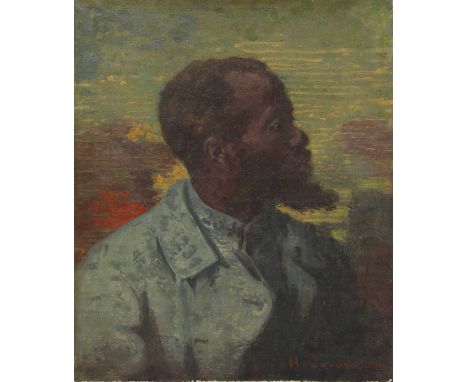 Honoré Cavaroc (French, 1846-1930)Portrait of a man, believed to be a reserve soldier from the 34th regimentsigned and dated 