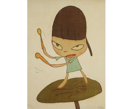 Yoshimoto Nara (Japanese, b.1959)'Butterbur', 2020poster, offset lithograph, printed by Dallas contemporarysheet 61 x 45.5cm,