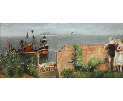 *Richard Eurich RA (1903-1992)'Hole in the Wall'signed l.l., also signed and inscribed with title verso, oil on board30 x 62c