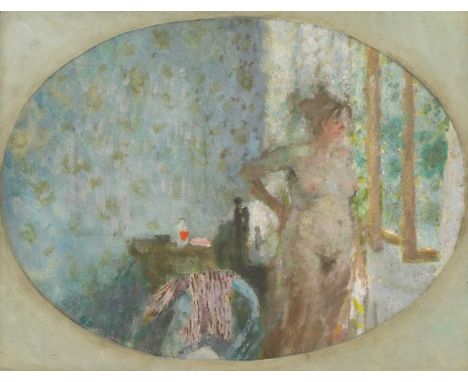 *Bernard Dunstan RA (1920-2017)'Blue Room, St Remy'signed with initials l.l., inscribed with title and dated 8.9.90 verso, oi