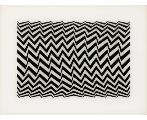 *Bridget Riley CH (b.1931)'Fragment 3'screenprint on perspex, signed and dated '65 l.l., from an edition of 75 with 4 artist'