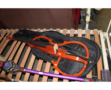 A Cello in case sold as seen