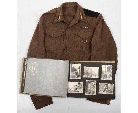 WW2 Polish “Walking Out” Battle Dress Blouse of Konrad Kaszubowski 1st Reconnaissance Regiment, superb near mint condition wa