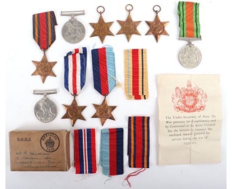 WW2 British Burma Campaign Medal Group, being the complete medal group awarded to R A Anderson, from Newcastle upon Tyne. Gro