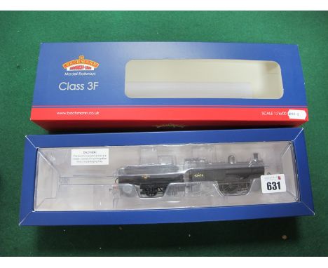 A Bachmann "OO" Gauge #31-625 0-6-0 Class 3F Locomotive and Tender, R/No. 43474, BR black late crest, 21 December, boxed.