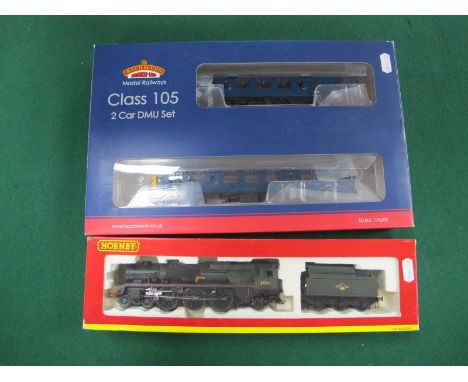 Two 'OO' Gauge'/4mm Boxed Locomotives, a Hornby Ref No R2466 4-6-2 'Merchant Navy Class' BR green 'General Steam Navigation' 