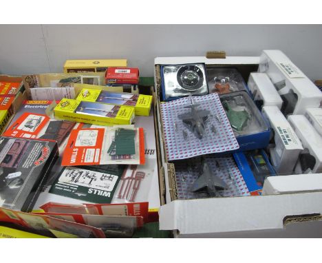 A Quantity of "OO"/"HO" Gauge Model Railway Lineside Accessories, by Bachmann, Hornby, Wills, Ratio, including #Roto Electric