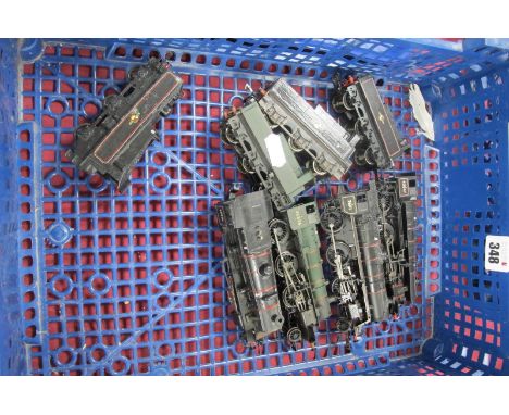Four 'OO' Gauge/4mm Unboxed Steam 2-6-0 Locomotives with Six Wheel Tenders,  two Bachmann Class 4MT BR black R/No's 43047 and