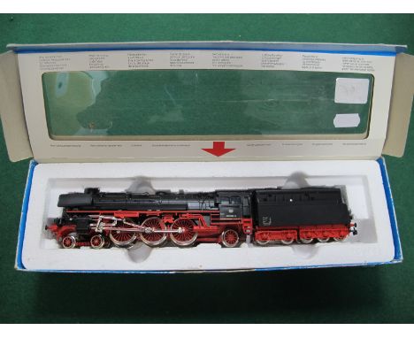 A Marklin Hamo 'HO' Gauge #3021 DB 4-6-2  Continental Outline Locomotive and Ten Wheeled Tender, R/No. 012 081-6, boxed.