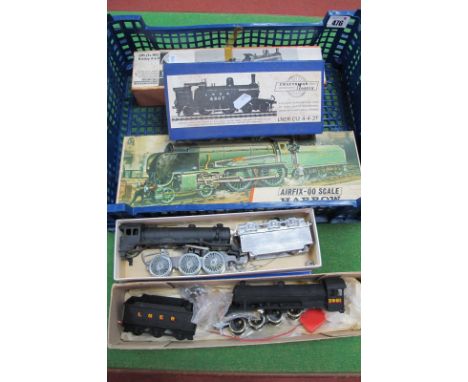 Four "OO"/4mm Boxed Part Built Kit Steam Locomotives, a McGowan Models L.N.E.R "Football Class", a Airfix 4-4-0 "Harrow", a L